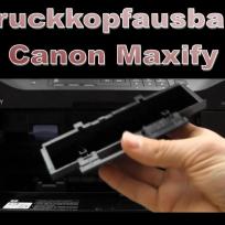 Druckkopfausbau beim Canon Maxify Drucker