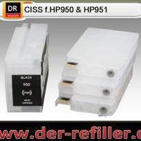 HP950 / 951 CISS / Easyrefillpatronen IRP950