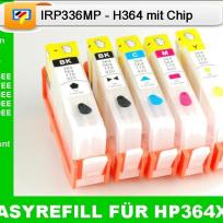 HP364 > IRP336MP Easyrefillpatronen mit Chip